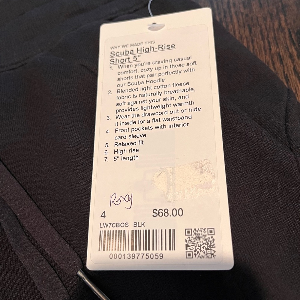 Lululemon NWT Scuba High-Rise 5” Shorts - Picture 5 of 7